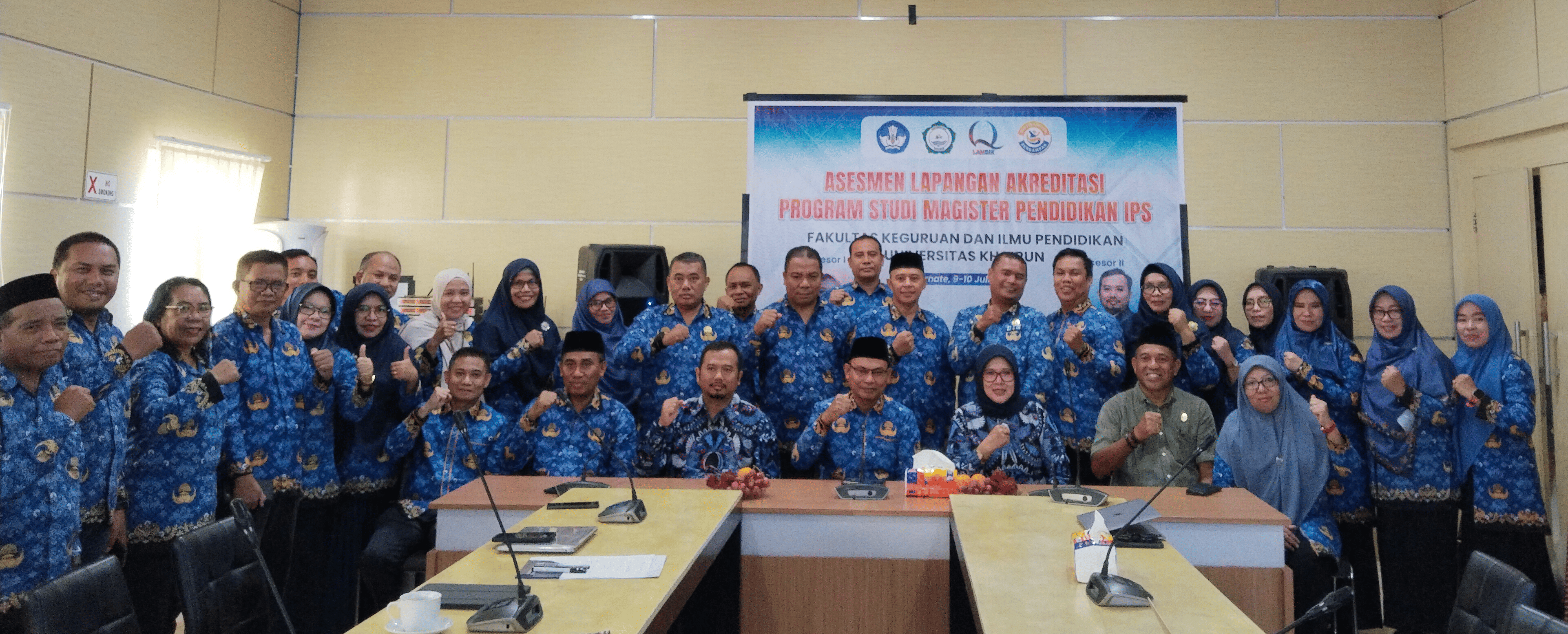 Program Studi Magister Pendidikan IPS FKIP Universitas Khairun Jalani Asesmen Lapangan LAMDIK