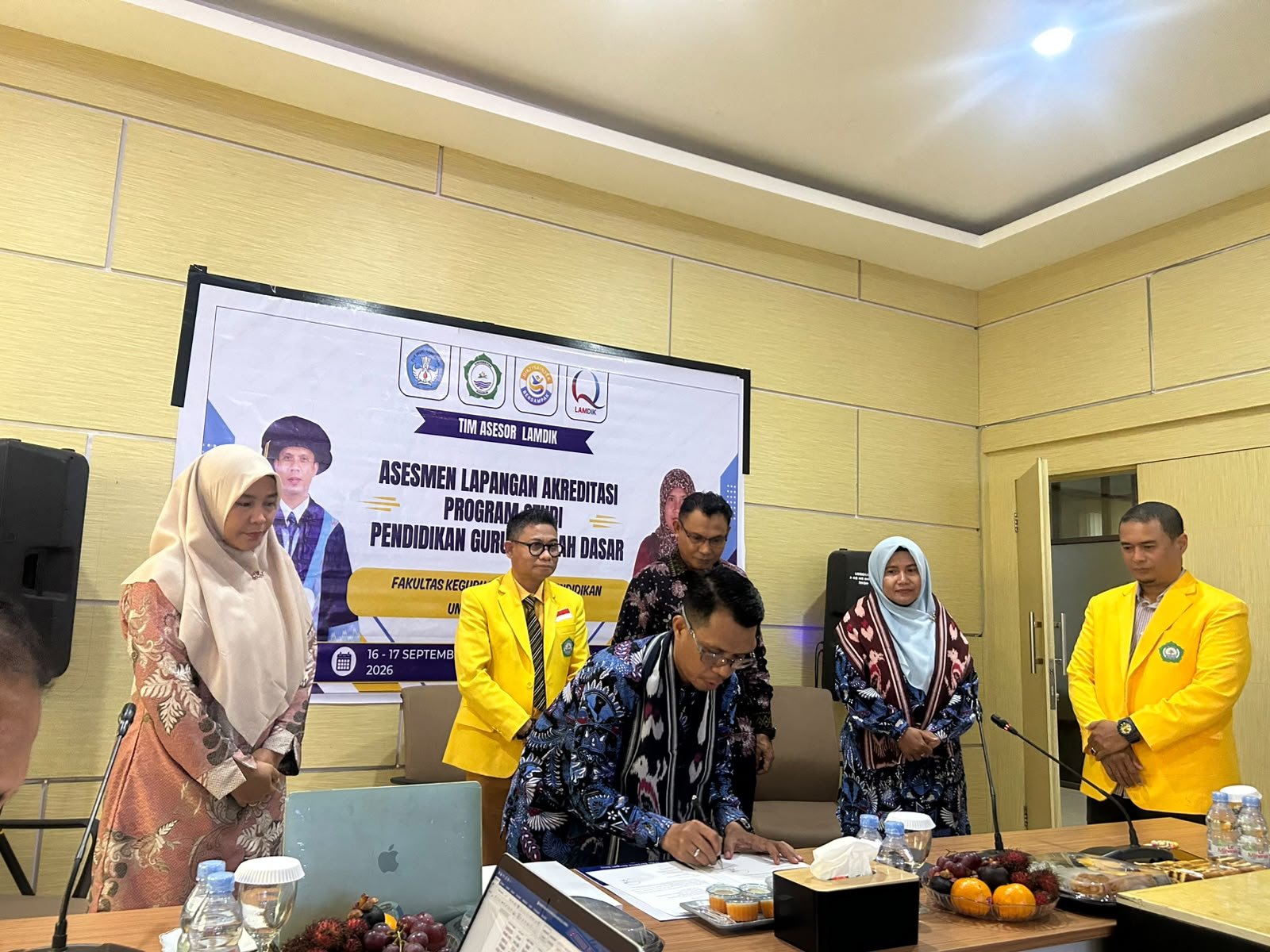 Prodi PGSD FKIP Unkhair Jalani Asesmen Lapangan Akreditasi Lamdik, Rektor Tekankan Penguatan Mutu dan Lulusan